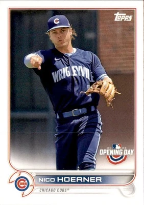 2022 Topps Opening Day - Nico Hoerner #147 - Image 1 of 2