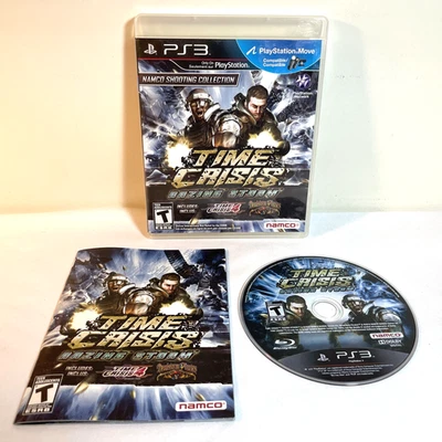 TIME CRISIS: RAZING STORM (2010) PlayStation 3 PS3 Shooter - Complete CIB - Image 1 of 4