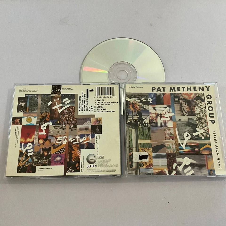 Pat Metheny Group - Letter From Home CD 1989 Jazz Fusion Geffen Foto 1 de 3