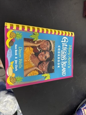 Mary Ann's GILLIGAN'S ISLAND COOKBOOK Bob Denver Dawn Wells 1993 Spiral TV Show - Image 1 of 4