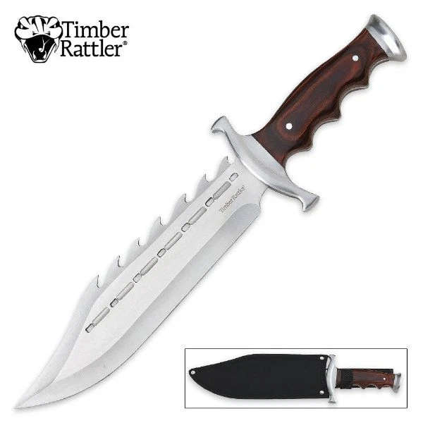 Faca Bowie Timber Rattler Sinful Spiked NOVA tr83 - Imagem 1 de 1