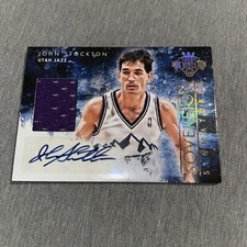 2013-14 Court Kings JOHN STOCKTON GOLD PRIME Sovereign Relic AUTO SSP;#’d 3/10🔥