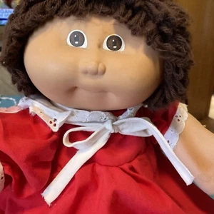 Vintage Cabbage Patch Kids Puppe braune Haare 1985 - Bild 1 von 6
