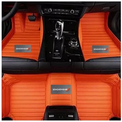 For Dodge Challenger Charger Car Floor Mats Auto Trunk Carpet All Weather Fit Foto 1 de 4