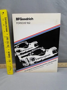 Vintage 1986 BF Goodrich Porsche 962 Los Angeles Ford Grand Prix Media Pressemappe - Bild 1 von 13