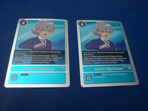 Digimon Kiyoshiro Higashimitarai BT9-086 R Foil x 2 NM/M (X Record) - Picture 1 of 2