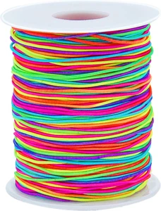 Sunmns 1Mm Elastic Cord Beads Stretch String for Jewelry Bracelet Making, Rainbo - Picture 1 of 12
