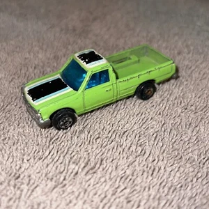 ZYLMEX DATSUN PICKUP DIECAST GREEN W/black, white, and blue striping P319 - Picture 1 of 7