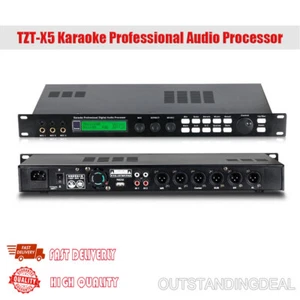 TZT-X5 220V Karaoke Effect Karaoke Audio Processor DSP Processor for Speakers