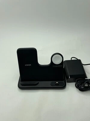 Anker PowerWave 4 in 1 Charging Station Wireless Charger for iPhone Watch airpod - Image 1 of 3