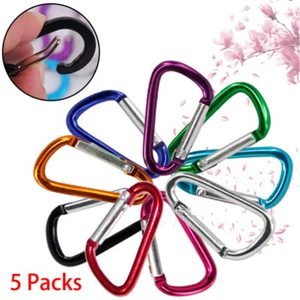 Carabiner Clip Buckle Multi Tool Spring Hook Fishing Accessory Aluminum Alloy ⚝ - Picture 1 of 32