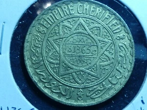 MOROCCO 5 Francs AH1365, 1945 - Picture 1 of 2