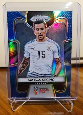 2018 Panini Prizm World Cup Blue Base Soccer Matias Vecino 005/199 Foto 1 de 2