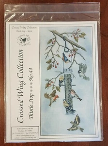 Crossed Wing Collection #44 THISTLE STOP Cross Stitch Pattern Chart -Birds - Picture 1 of 1