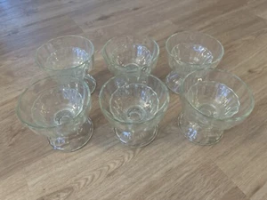 Juego de 6 cuencos de hielo transparentes de 2 piezas para camarones cóctel caviar ceviche - Imagen 1 de 2