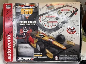 Rare Auto World 2014 HO 1/64 Electric Racing Indianapolis 500 Indy Slot Car Set - Picture 1 of 15