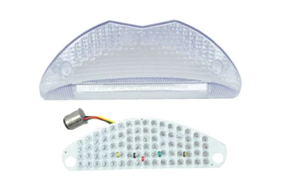 Luz trasera LED señal de giro compatible con BMW F650GS G650GS R1200GS F800S/ST/R/GT transparente Foto 1 de 2