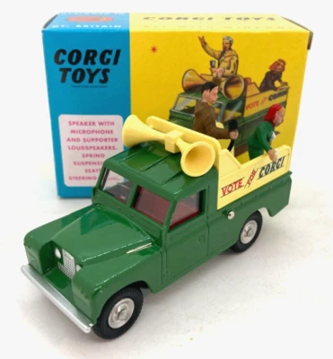 39771 CORGI TOYS / REEDITION / 472 LAND ROVER PUBLIC ADDRESS VEHICULE - Photo 1/4