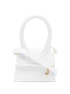 Jacquemus White Le Petit Chiquito Nano Mini Crossbody Bag 4j815 - Picture 1 of 12