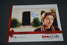 EMMA THOMPSON signed Autogramm 20x25 cm In Person LOVE ACTUALLY