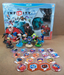 Disney Infinity Wii U Starter Pack with Box  ~ With 9 Extra Figures and More