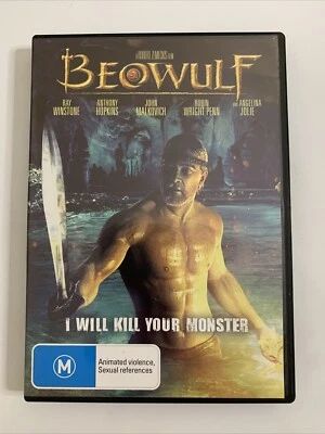 Beowulf (DVD, 2007) Robert Zemeckis Animated Film Region 4  NEW - Image 1 of 2