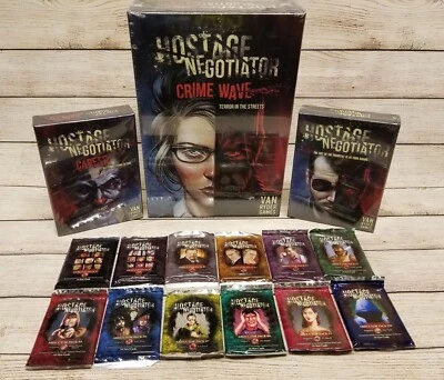 Hostage Negotiator Base + Crime Wave + Career Expansion + 12 Packs SEALED - Image 1 of 4