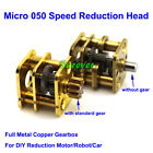 Micro Metal Copper Gear Reduction Head Mini Gearbox For 050 Dc Motor Diy Robot