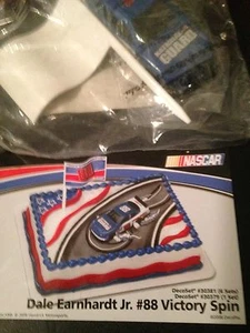 DecoPac DALE EARNHARDT JR #88 VICTORY BIRTHDAY CAKE TOPPER DECORATING KIT NEW - Picture 1 of 4