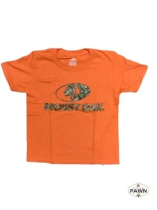 New Mossy Oak Youth MEDIUM ORANGE Tshirt - New With Tags (FVS007415) - Picture 1 of 1