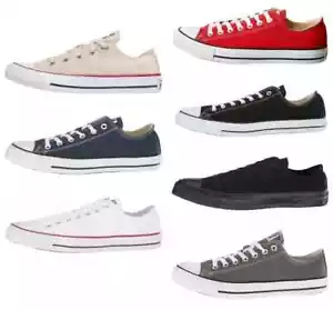Converse All Star Chuck Taylor Canvas Shoes Low Top All Sizes Free Shipping - Picture 1 of 26