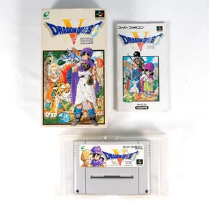 DRAGON QUEST V 5 Nintendo Super Famicom SFC SNES Jap Japan (2) - Imagen 1 de 4