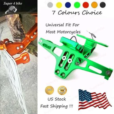 Motorcycle Universal Fender Eliminator License Plate Bracket For Kawasaki Ninja - Изображение 1 из 4