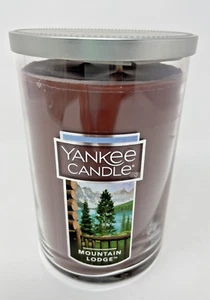 Yankee Candle Mountain Lodge Scent Large 2 Wick Tumbler Jar 22 oz Discontinued - Picture 1 of 4
