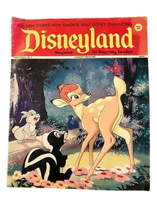 Vtg Disneyland Magazine 1970s Bambi Pinocchio Mickey Mouse Cinderella Issue #6 - Picture 1 of 5