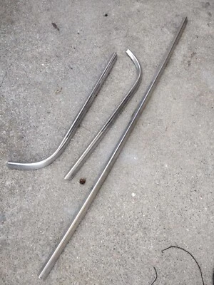 Jeep Cherokee Wagoneer J10 J20 Rear Door Stainless Window Trim Molding Deck  - Image 1 of 3