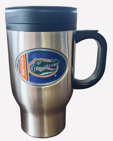 Florida Gators Stainless Steel 16oz Travel Mug by Great American Products-New Cover