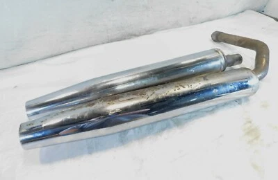 2011 11 Kawasaki Vulcan 1700 VN1700 Left & Right Side Exhaust Mufflers - Pair - Image 1 of 4