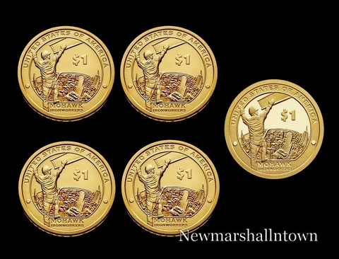 2015 P+D+S Native American Sacagawea Set ~ Proof & PD Pos A+B from Mint Rolls Cover