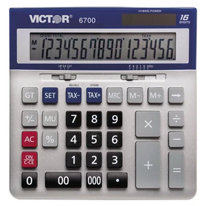 Victor 6700 Large Desktop Calculator, 16-Digit LCD - Picture 1 of 4