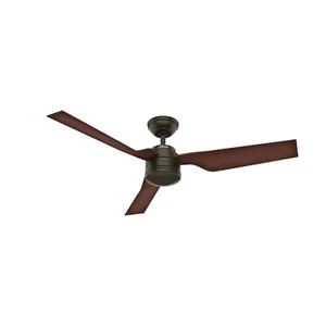 Outdoor Ceiling fan with Wall Control Patio Fan without Lights Cabo Frio Bronze - Picture 1 of 7
