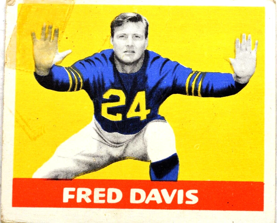 Leaf Gum Card 1948 Fred Davis #27 Football - Image 1 of 4