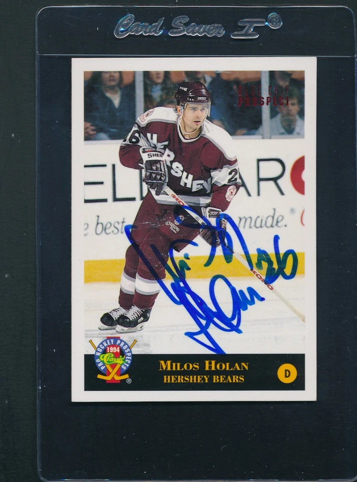 1994/95 Classic Pro Prospects #70 Milos Holan Bears Signed Auto *D6578 - Image 1 of 1