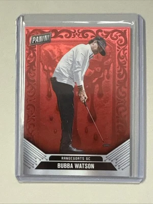 2025 Panini Cyber Monday Bubba Watson Red /75  - Image 1 of 2