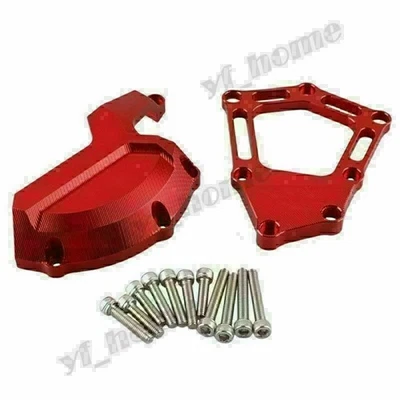 Cubierta roja de la manivela del estator de aluminio del motor para BMW S1000R/RR 2009-2014 Foto 1 de 4