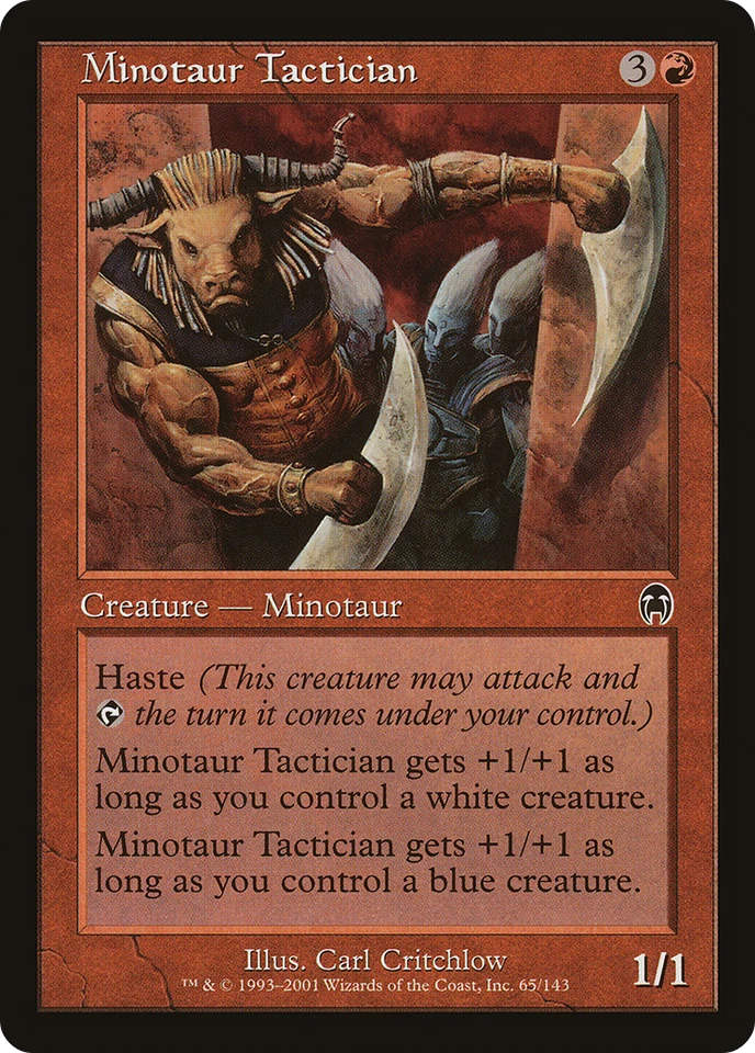 Minotaur Tactician #65 (Foil) (MP) Apocalypse APC Magic MTG - Image 1 of 1