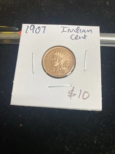 Indischer Cent 1907. 10 $ - Bild 1 von 6