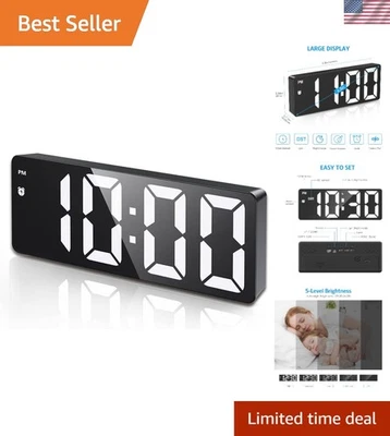 Elegante Reloj Despertador Digital con Múltiples Modos de Alarma y Funciones de Ahorro de Energía Foto 1 de 4