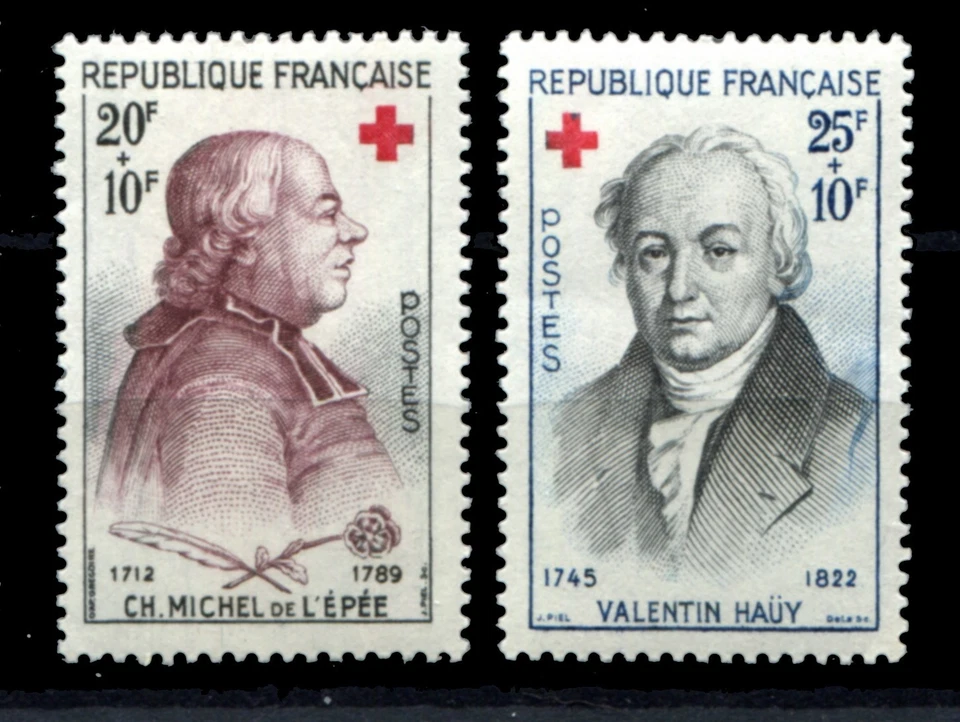 France 1959 • Sс# B337-338  Iv# 1226-1227 • Red Cross • cs MNH (SU-8680) - Image 1 of 1