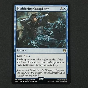 1x Maddening Cacophony - English Zendikar Rising MTG Magic - Picture 1 of 2